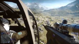 BF4Extreme Long Range Sniping 3 3237m headshot Xbox One Gameplay [upl. by Cohin]