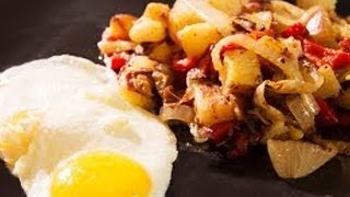 Classic Breakfast  Eggs amp Fried Potatoes Recipe [upl. by Harms]