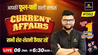 6 January 2024 Current Affairs  Daily Current Affairs 1352  Kumar Gaurav Sir [upl. by Thorpe]