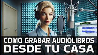 Secretos para crear audiolibros PROFESIONALES desde tu hogar [upl. by Ahseinat]