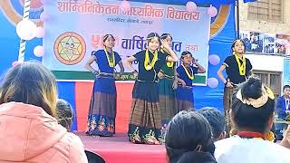 Tamang Ko Cheli Song  Damphu Ma Selo 2  Syaji Hoi Song  Dance Performance By Students Bhaktapur [upl. by Yessydo721]