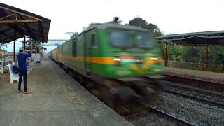 18030 Up SHALIMAR LTT Kurla Express with offlink GMO WAG9 skipping DUAN [upl. by Annodam733]