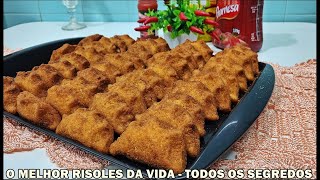 MASSA DO RISOLES DE MILHO  RECHEIO  COMO EMPANAR  FRITAR  CONGELAR  FAÇA E VENDA [upl. by Wallinga]