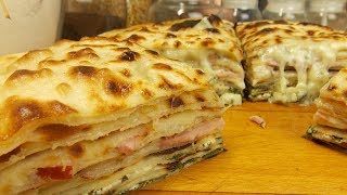 Punjene Lepinje  Gözleme  Turkish flatbread [upl. by Rim]