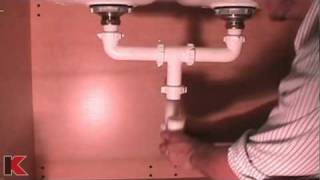 Double Bowl Sink Drainage Installation [upl. by Hembree]