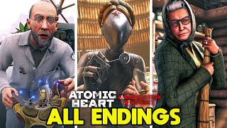 Atomic Heart  Annihilation DLC  ALL ENDINGS True Ending Good Ending Bad Ending [upl. by Akaya]