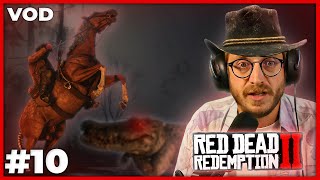 On découvre les marécages  et les crocos RDR2 10  Aurélien Préveaux VOD NON OFFICIEL [upl. by Ahseenyt786]