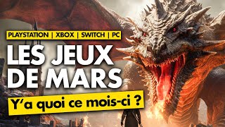 TOP 10 des sorties jeux vidéo en MARS 2024  🎮 [upl. by Yvor173]