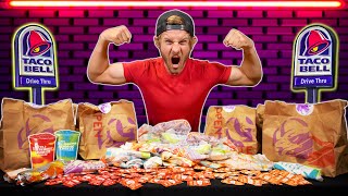 THE ENTIRE TACO BELL MENU CHALLENGE [upl. by Moyer]