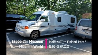 Espoo car museum Moomin World Rialtas GT to Finland Part 5 1606  09072023 [upl. by Elladine255]