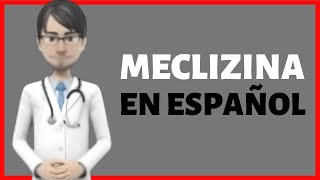 MECLIZINA meclizine review en ESPAÑOL [upl. by Halbert727]