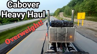 Classic Cabover Peterbilt Struggles Over WV Mountains 90500 Lbs [upl. by Pascha934]