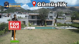 Satılık Müstakil Havuzlu 1600 m² İçerisince Lüks Villa Bodrum Gümüşlük [upl. by Ennaus53]