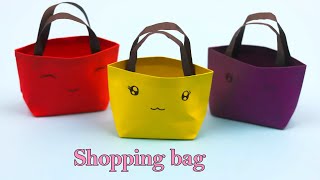 Paper Bag Making At Home  How To Make Shopping Bag With Paper  DIY bag making at home [upl. by Enairb]