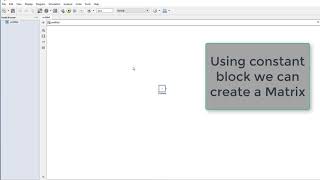 How to create Matrix using MATLAB Simulink [upl. by Volney]