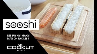 Comment faire des recettes de sushis et makis facilement   SOOSHI by Cookut [upl. by Kciredor]