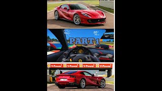 Ferrari 812 SuperfastCircuit de Catalunya399kph top speed PART 1 [upl. by Jit]