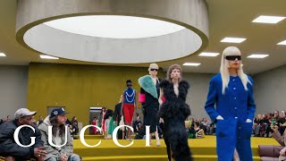 The Gucci Women’s Fall Winter 2023 Fashion Show [upl. by Aduhey]