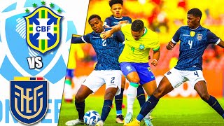 Brasil 10 Ecuador  Clasificación Mundial Sudamérica [upl. by Madlin230]