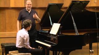 Garrick Ohlsson  Piano Masterclass  Student  Netanel Grinshtein  Jerusalem Music Centre [upl. by Shwalb]