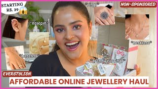 HUGE Everstylish Jewellery Haul Under Rs 200🤩  BETTER THAN SAROJINI Honest Review  Soni Mishra [upl. by Bard]