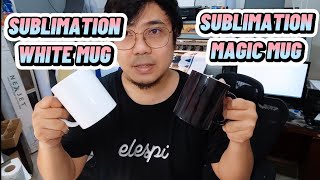 HOW TO PRINT MUG AND MAGIC MUG SUBLIMATION FULL TUTORIAL Mug box with labels [upl. by Now833]