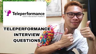 TELEPERFORMANCE INTERVIEW QUESTIONS AND ANSWERS  Teleperformance ACTUAL INTERVIEW PASSED  NEWBIES [upl. by Peppi473]