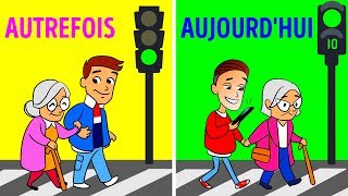 La Vie Autrefois et la Vie Aujourdhui [upl. by Nabal]