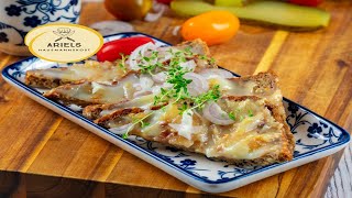 Gänseschmalz Griebenschmalz mit Zwiebeln und Apfel Hausmannskost [upl. by Aspa]