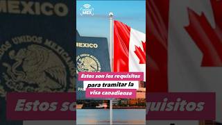 Estos son los requisitos para tramitar la visa canadiense viral noticias apartadomex [upl. by Strepphon749]