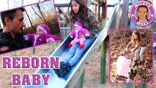 REBORN BABY Spielplatz ABENTEUER  Puppenmama in Aktion  Mileys Welt [upl. by Ahsener]