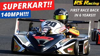 Rob Stubbs  250 Superkart  Round 1  Oulton Park 12th to 5th place First race back in 6 years [upl. by Komara]