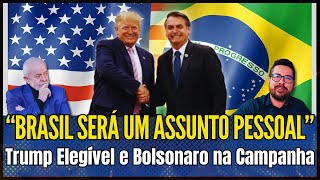 Bolsonaro Aparece na Campanha de Trump e ele se Torna Elegível [upl. by Aikaz713]