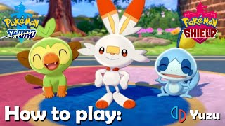 WORKING How to play Pokemon Sword amp Shield on PC Yuzu Emulator [upl. by Alya]