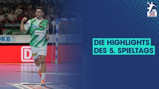 Der 5 Spieltag in der LIQUI MOLY HBL  Die Highlights [upl. by Netsriik]