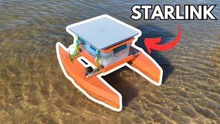 Autonomous Starlink powered RC boat  control from anywhere [upl. by Alletse82]