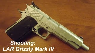 Shooting LAR Grizzly Win Mag Mark IV [upl. by Arika]