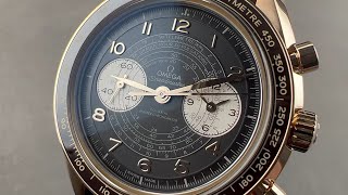 Omega Speedmaster Chronoscope quotBronze Goldquot 32992435110001 Omega Watch Review [upl. by Whitney]