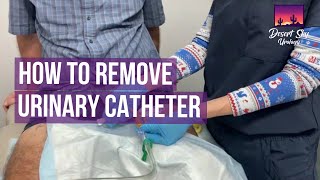 Urinary Catheter Removal  How to Remove Urinary Catheter  Desert Sky Urology by Dr Lauren Byrne [upl. by Dinah]