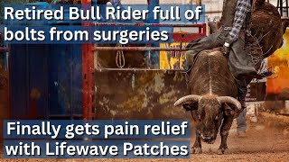 N  Former Bull Rider found relief from pain since using Stem Cell Activation Patches [upl. by Onitselec]