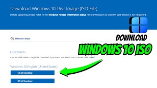 How to Download Windows 10 ISO from Microsoft Website in 2024 FREE amp EASY [upl. by Leiram]