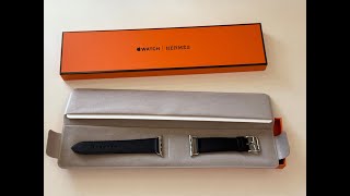 Apple Watch Hermès  Attelage Single Tour Unboxing [upl. by Amick]