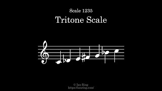 Scale 1235 Tritone Scale [upl. by Rochette494]