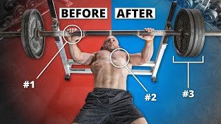 5 HACKS to Increase Bench Press Strength FAST [upl. by Akined845]