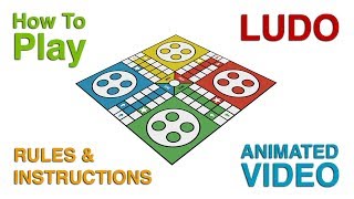 Ludo Board Game Rules amp Instructions  Learn How To Play Ludo Game [upl. by Aninad963]