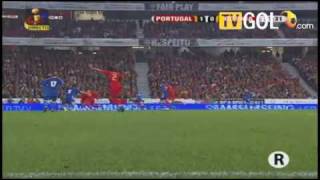 Portugal 10 Bosnia  Bruno Alves Goal [upl. by Martinic]