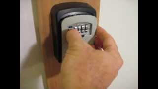 Master Lock 5401D Key Box How to Reset the Combination [upl. by Htebzil]