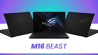 ASUS ROG ZEPHYRUS M16 2023 RUNS EVERYTHING LIKE A DREAM [upl. by Norrad971]