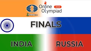 FIDE Chess Online Olympiad FINALS  India vs Russia [upl. by Alasdair138]