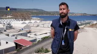 Meet Costas amp Tasos from the EUAA They work at Mavrovouni Camp Greece [upl. by Aicena]